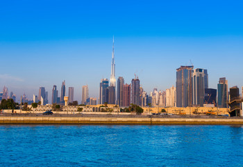 Fototapeta na wymiar Dubai cityscape in United Arab Emirates