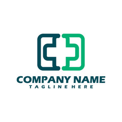 Obraz premium Medical logo, cross logo, medical center logo, health symbols