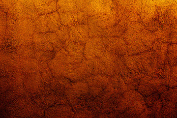 Copper colored wall texture background with textures of different shades of copper