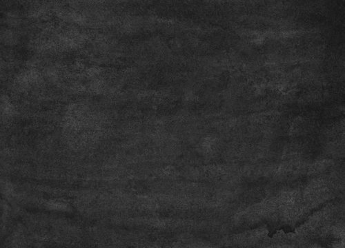 Watercolor old black background texture. Grunge dark backdrop painting. © Kseniya