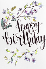 Geburtstagskarte - happy birthday