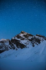 Kościelec at night - Tatra Mountains