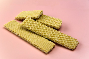 Coconut and vanilla flavored wafers