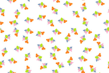 Background seamless pattern from the arrows figures green, pink, gray and orange colored. Geometric stylish Arrows shaped motley design template. ornament for fabric cloth, wallpaper, wrapping, banner