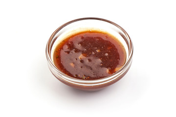 BBQ sauce, isolated on white background