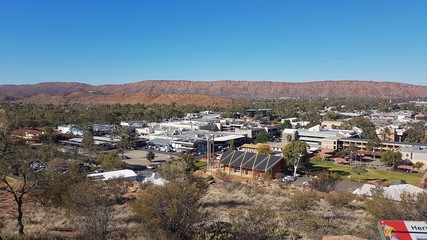 Fototapeta na wymiar Alice Springs - Panorama da Anzac Hill