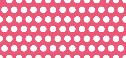 Pink and White Polka Dot Background