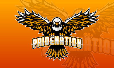 Fototapeta premium Eagle mascot logo