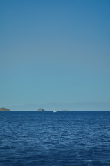 Fototapeta premium daytime in the summer on the island of Hydra