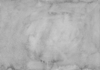 Watercolor light gray background texture. Black and white backdrop. © Kseniya