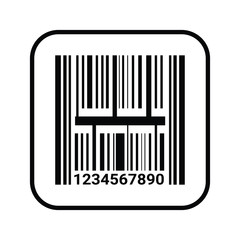 Bar, bar code, code icon, or code