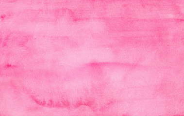 Obraz premium Watercolor light fuchsia background painting. 