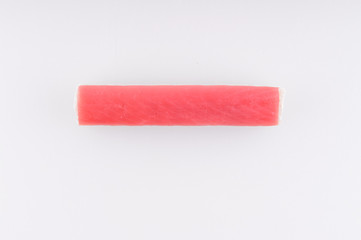 Obraz premium the process of making rolls top view on a light background24