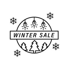 Snowflake ornament icon. Simple line, outline vector elements of winter sale icons for ui and ux, website or mobile application
