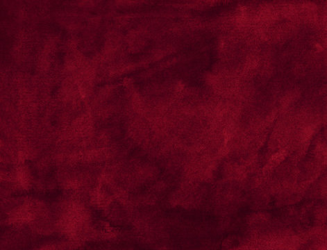 Watercolor vintage dark red background painting. Watercolour deep maroon color backdrop. Grunge old overlay.