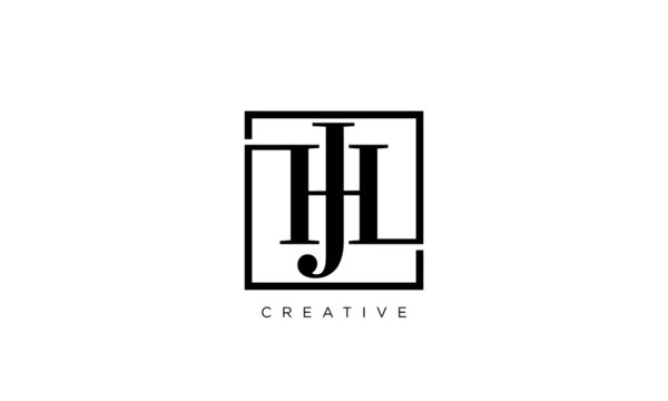 jh logo design luxury icon