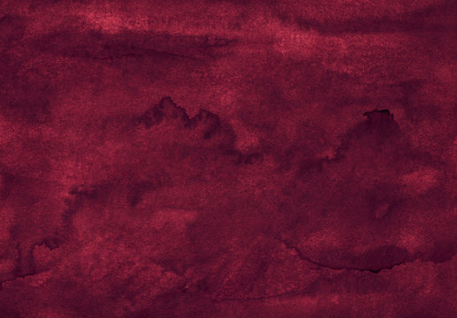 Watercolor deep maroon texture background hand painted. Watercolour dark  red color backdrop. Stock Illustration | Adobe Stock