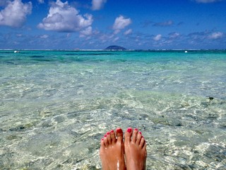 Ocean tropical island vacation Mauritius