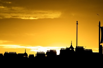 Brighton beach sunset photography seaside