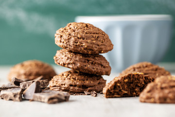 Cereal cocoa cookies.