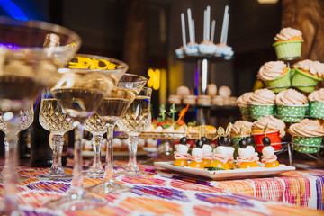 Candy bar open.