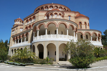 Fototapeta na wymiar Agios Nektarios Monastery (Aegina) Greece,2018