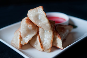 Crispy Fried Wontons, chinese food, asain food 