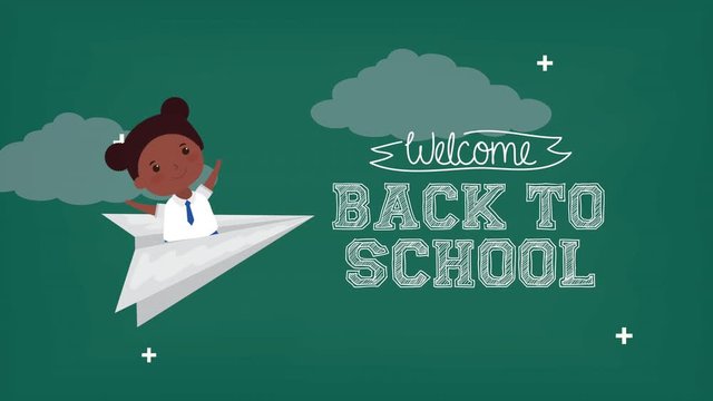 welcome back to school animation
