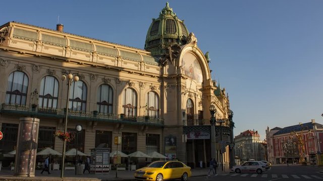 Municipal House of Prague, Czech Republic | Obecn&iacute; dům Praha | Timelapse