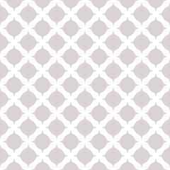 Vector geometric seamless pattern. Abstract white and gray background texture