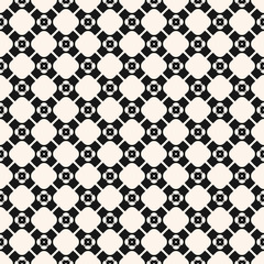 Vector seamless pattern. Floral ornament, repeat geometric tiles, lattice