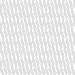 Vector white and gray seamless pattern with thin ropes, stripes, diagonal lines