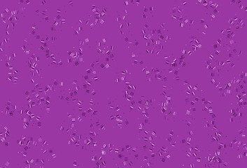 Naklejka premium Light Pink vector background with stright stripes, dots.