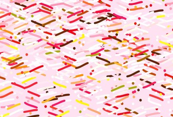 Light Green, Red vector texture with colored lines.