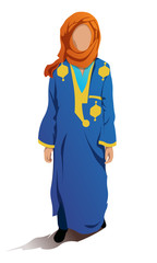 Moroccan Traditional Cloth, Desert 