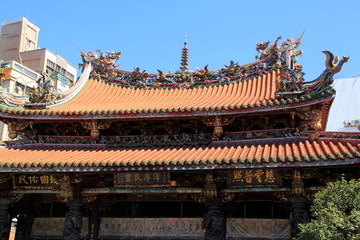 Fototapeta na wymiar 台北の龍山寺、