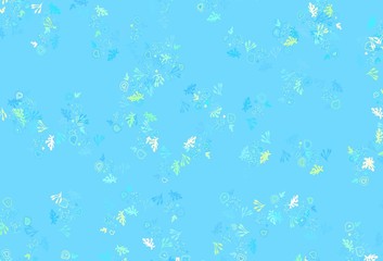 Light Blue, Green vector texture with abstract forms.