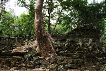 Fototapeta na wymiar カンボジア世界遺産　アンコール遺跡群　ベンメリア