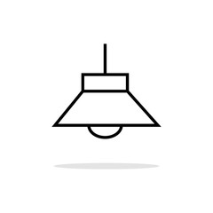 simple lamp design icons  for your web site design, logo, app, UI, vector illustration