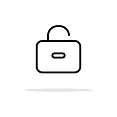 padlock icon design vector illustration