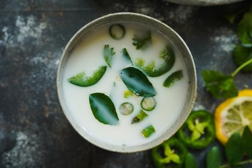 Spiced Buttermilk / Indian Sambharam, refreshing summer drink