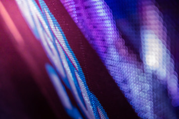 CloseUp LED blurred screen. LED soft focus background. abstract background ideal for design.
