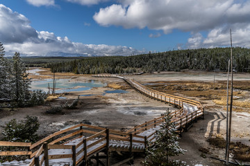 Fototapeta premium NORRIS GEYSER BASIN