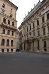 Fototapeta na wymiar Streets of Vienna Austria