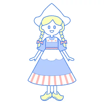 シンプルでかわいいオランダの民族衣装の女の子のイラスト Stock Vector Adobe Stock シンプルでかわいいオランダの民族衣装の女の子のイラスト Stock Vector Adobe Stock