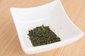 緑茶の茶葉