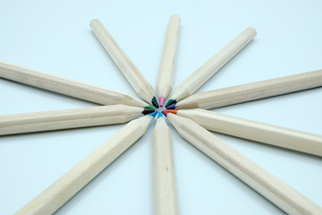 colored pencils