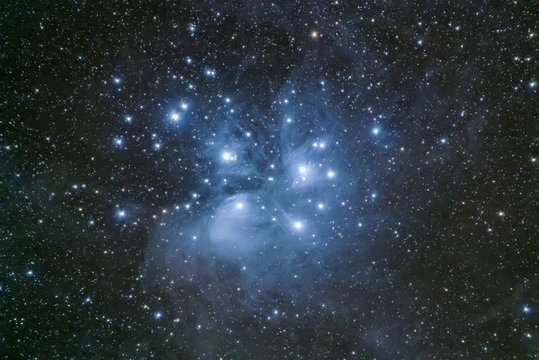 M45 The Pleaides star cluster