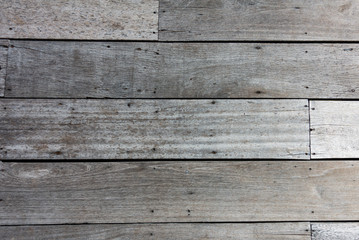 Wooden floor or board as a background. Lots of nails marks. Not seamless, there're some small gaps between each plate. 