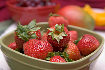 bowl of strawberries